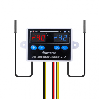 Термостат Ketotek KT99 (-50 до +120℃) 220V 10A 100х55х32мм