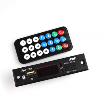 MP3/BT панель с ДУ OT-SPM03 на чипе AX1076 5VDC