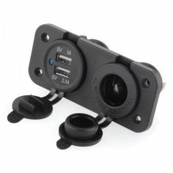 Автомобильное ЗУ AV-352 на 2 гнезда USB 5В/2.1А