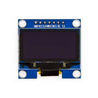 Дисплей OLED 1.3" 128*64 7конт белый символы SPI (И15)