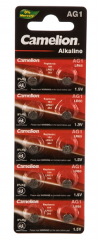 Батарейка AG1 G1/G01/LR621/LR60/64A/164/364A Camelion (Ц0)