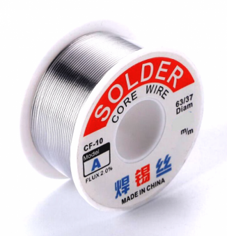 Припой SOLDER A 1.5мм Sn63/Pb37 с флюсом CF-10 100гр (брутто) (СКЛ61)