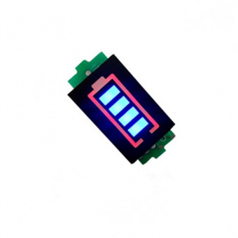 Индикатор заряда Li-ion батареи 3S (11,1В.) 31х20х7мм