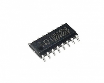 CH340G Интегральная микросхема преобразователя USB-интерфейса в UART SOP-16 (О3)
