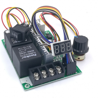 ШИМ регулятор оборотов двигателя 10-55VDC 60А (СК75)