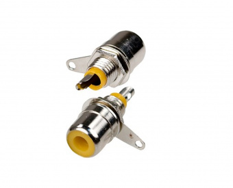 Гнездо на корпус RCA (тюльпан) RP-1 желтый (Н1)