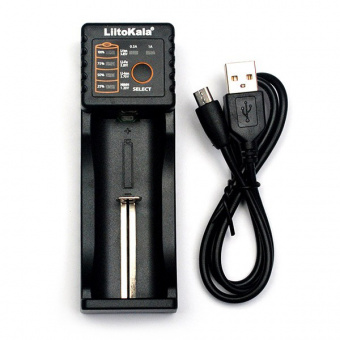 Зарядное устройство LitoKala Engineer Lii-100 для Ni-MH, Li-ion 0.5 и 1А, питание от USB (ШК7)