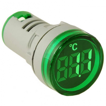 Термометр цифровой DMS-243 22мм зеленый (СК65)