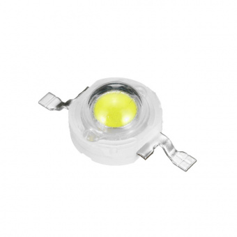 Светодиод мощ 1W (факт 0.5-0.7W) белый теплый 3.4v 3000K (Д1)