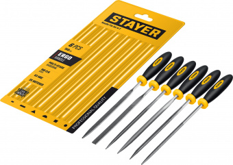 Набор STAYER Professional надфили 150мм, 6шт