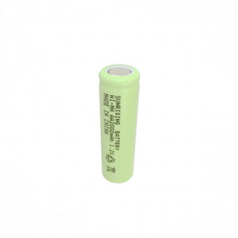 Аккумулятор Ni-MH AA 2000 мАч 1.2V плоский + SUNRISING (факт. 2050mA) (СК33)