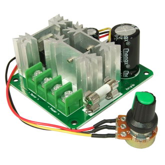 ШИМ регулятор скорости двигателя 6-90VDC, 1000Вт, 10А