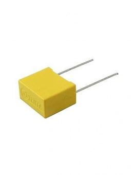 Конденсатор помехогасящий 0.068uf 275VAC ±10% (X2) шаг 15мм (e13)