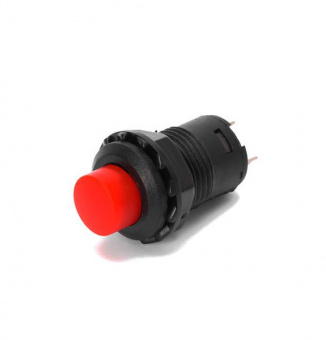 Кнопка DS-428 1.5A/250VAC без фиксации красная (Э7)
