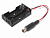 Батарейный отсек 18650х2 co штекером DC 5,5x2,1 (М16)